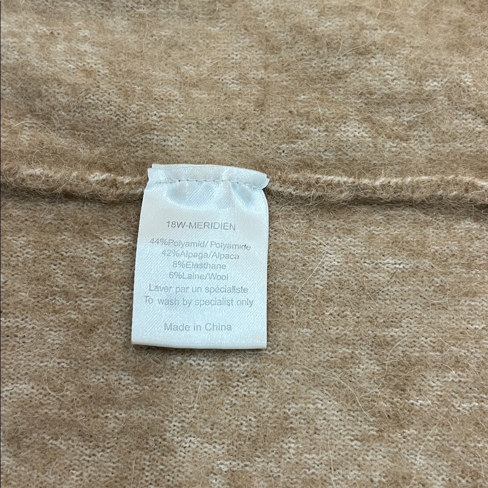 MES DEMOISELLES Paris Asymmetrical Meridien Alpaca & Wool Blend Sweater ๐ฆ 4-6 US - Picture 10 of 15